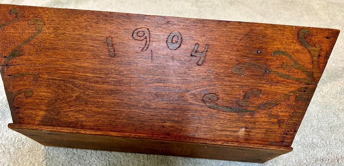Wooden Original 1900-1949 Antique Primitive Boxes for sale | eBay