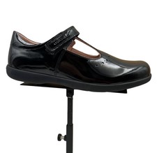 Geox Youth Big Girls Naimara T-strap Dress School Shoes Size 3 Solid Black