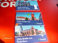 Thalia GESCHENKKARTEN  Gotha Hof an der Saale  Paderborn         12))