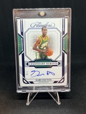 GARY PAYTON 2022-23 Panini Flawless /8 BLUE Legendary Scripts ON CARD AUTO SSP!