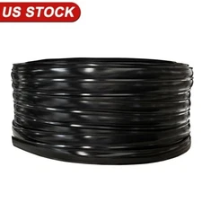 1" x 100 ft POLAR Black Vinyl Trim Molding Screw Cover RV Boat Camper Trailer