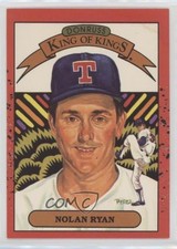 1990 Donruss Nolan Ryan (King of Kings Front & Back) #665 HOF 3p1