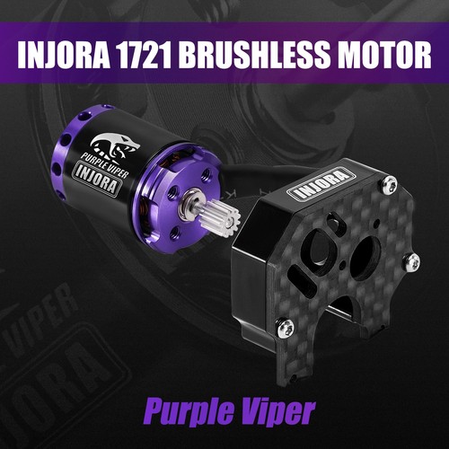 Combo motor sin escobillas y ESC INJORA Purple Viper 1721 para 1/24 SCX24 - Imagen 3 de 6