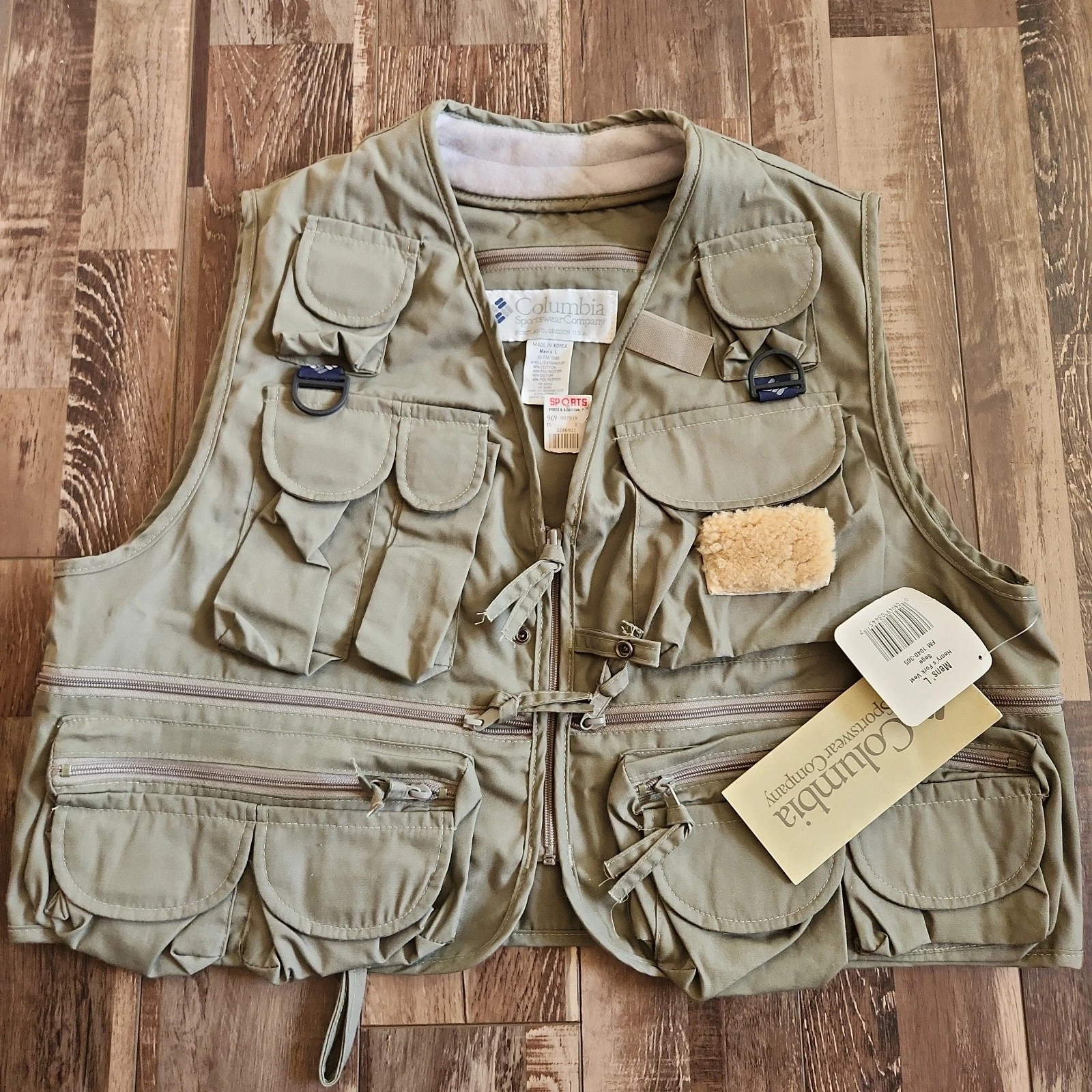 NWT Columbia Sage Green PFG Henry's Fork Fishing Vest Sage Mens Large L
Opens in a new window or tab