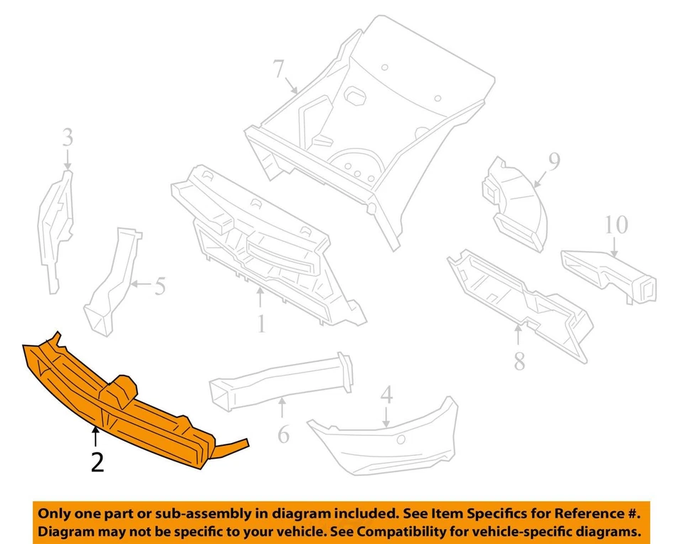 BMW I8 2014-2019 OEM parrilla de ventilación de aire trasera izquierda moldura 7375140 Foto 3 de 4