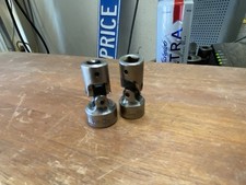 2PC MATCO TOOLS 1/4 Drive 6 Pt SAE Swivel Soc...