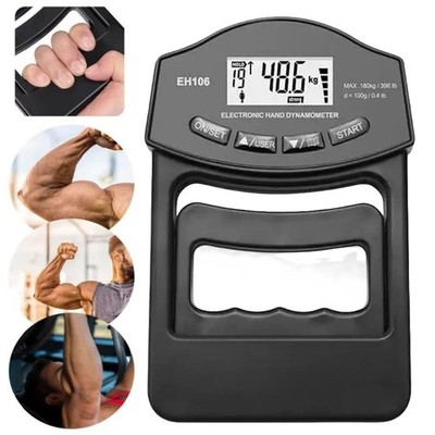 Hand Dynamometer 180Kg Grip Strength Trainer Elektronische Griffkraft Messgerät