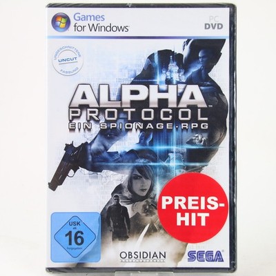 PC Spiel OVP Alpha Protocol ein Spionage RPG NEU