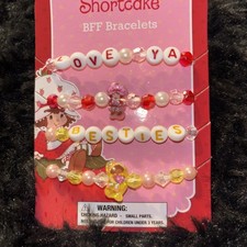Strawberry Shortcake Bracelet Set Of 4 New
