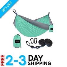 Compact 500 lbs Capacity Hammock with Carry Bag - Ideal for Outdoor Relaxation