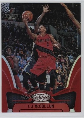 2018-19 Certified Mirror Red /299 CJ McCollum #138 1c37