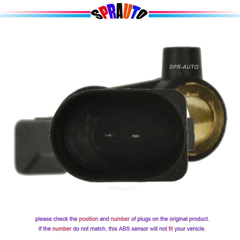 Sensor de velocidad trasero izquierdo y derecho 2ABS para VW Polo 03-21 CROSSFOX 07-11 VENTO 14-21 Foto 3 de 4