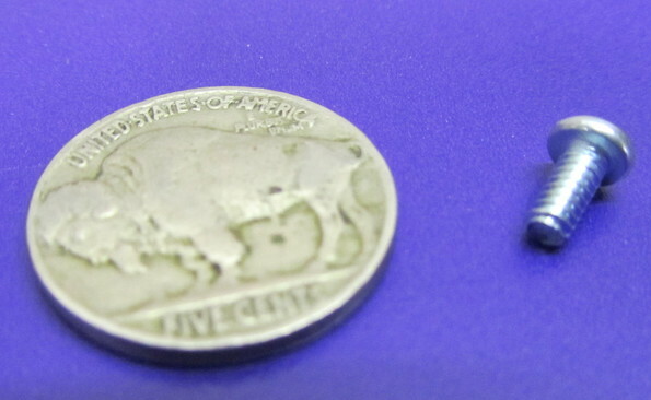 Suburban Bolt And Supply #4-40 X 1/4 In Slotted Flat Machine Screw Plain Nylon A8300060016f