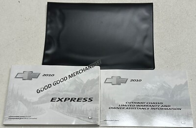 #ad 2010 CHEVROLET EXPRESS OWNERS MANUAL 1500 2500 3500 GAS V6 4.3 V8 6.0L 5.3L 4.8L $111.99