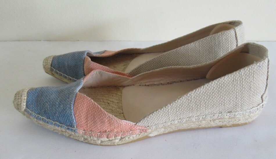 Anthropologie RAS Woven Slip On Pointed Toe Espadrilles Sz  display picture 1