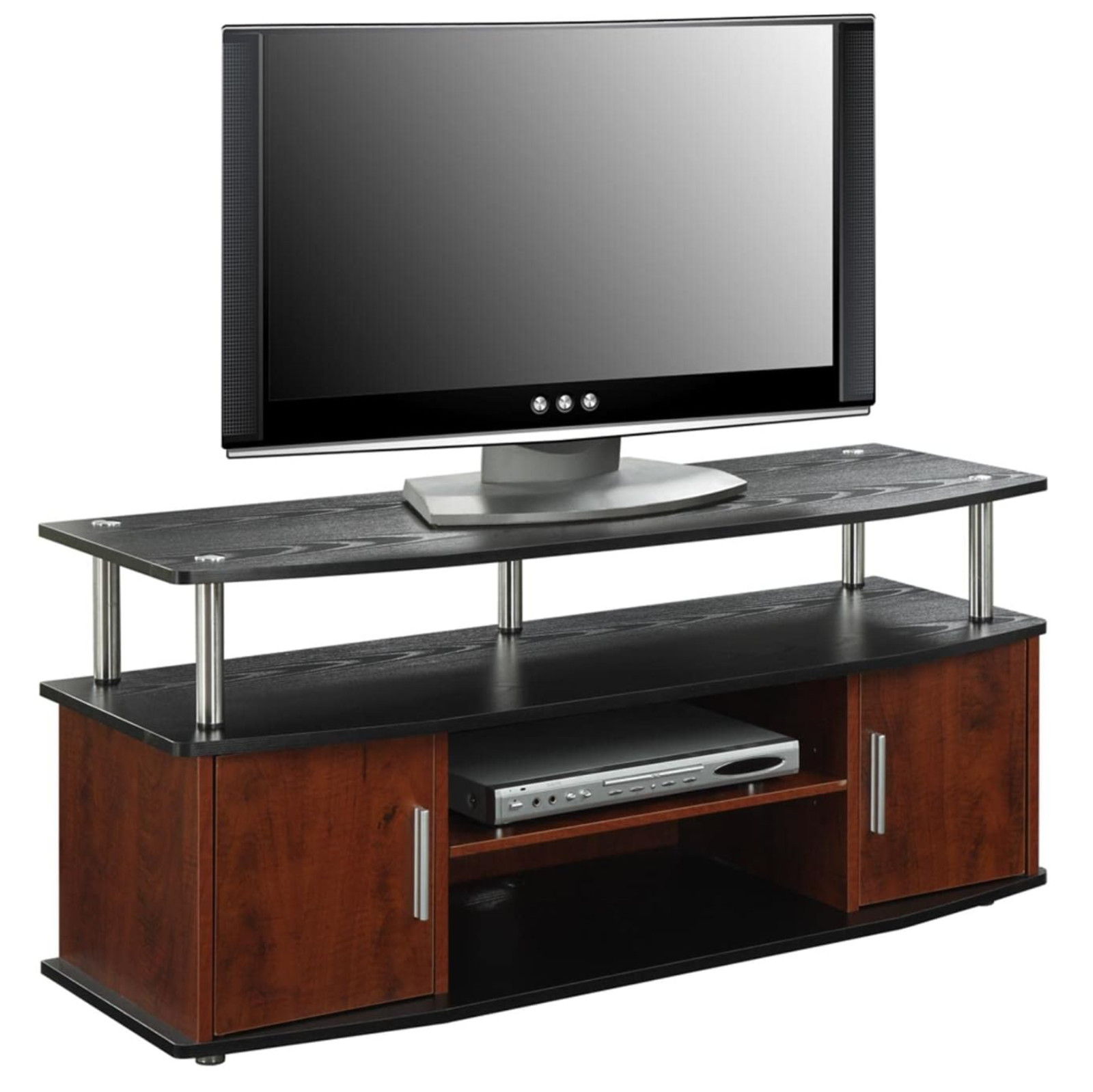 Entertainment Center Media Storage Console Cabinet