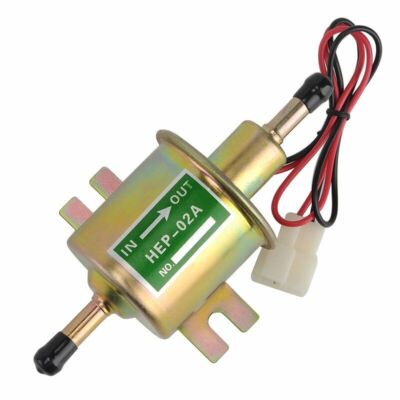 HEP-02A 12V Universal Kraftstoffpumpe elektrisch Benzinpumpe Benzin Baumaschinen
