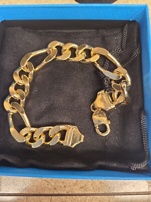 18k Gold Jtv Moda Al Massimo Bracelets JTV 18K Yellow Gold Over