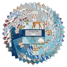 Woodland Gifts By Wilmington Prints - 5 Karat Crystals / Charm Pack