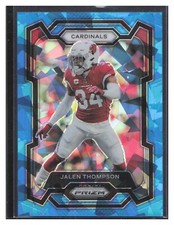2023 Panini Prizm Jalen Thompson Blue Ice SP /99 Arizona Cardinals NFL SP Insert