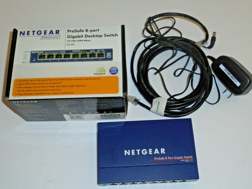 Netgear ProSafe Plus 8Port Gigabit GS108 E (Gebraucht) in St