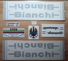 adesivi Bianchi Campione Del Mondo  CX Vinyl Decals Stickers Frame Replacement