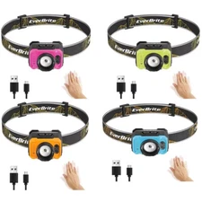 EverBrite Blue/Pink/Green/Orange 600LM Rechargeable Zoomable Headlamp Headlights
