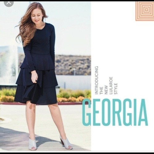 NWT LuLaRoe New Georgia Tiered Dress 