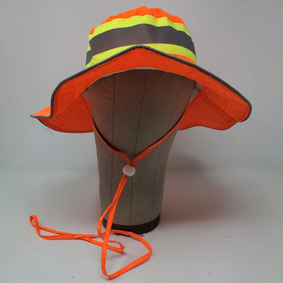 Ironwear Men's 1271-O Safety Boonie Hat Bright Orange 100% Polyester - Image 2 of 4
