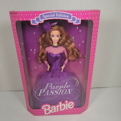Purple Passion Barbie Doll Redhead 1995 Special Edition Mattel 13555