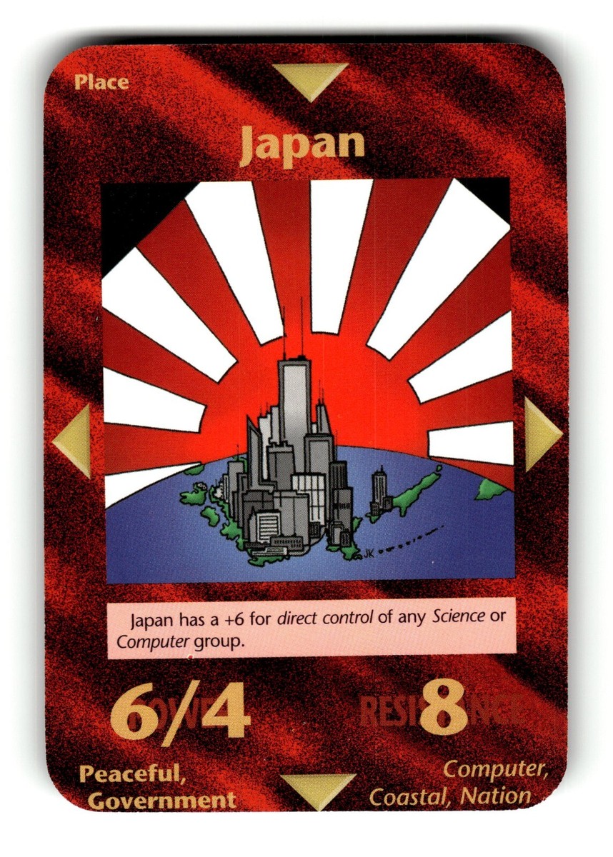 Japan Card Limited INWO Illuminati New World Order Game | eBay