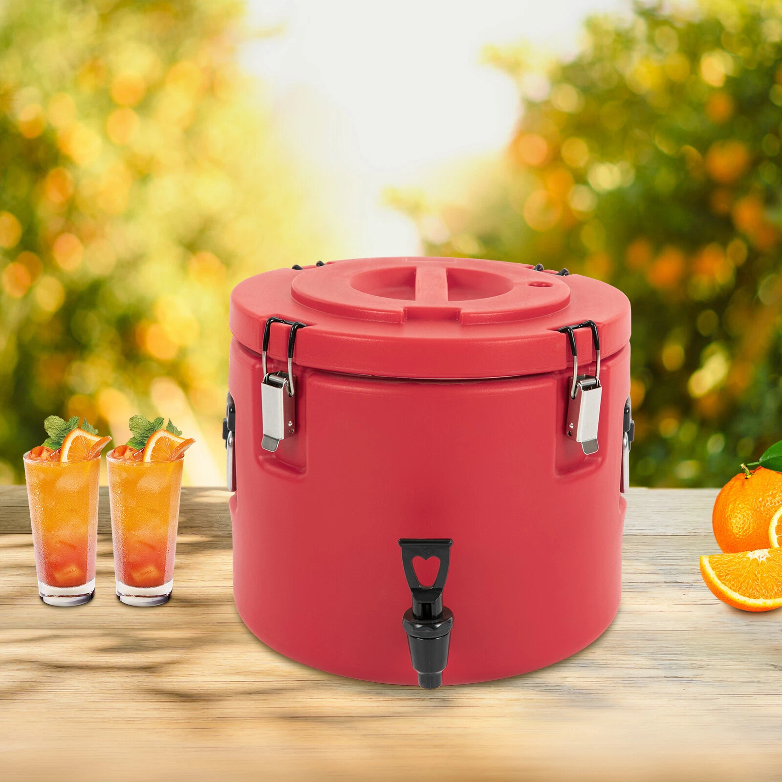 20L Stainless Steel Beverage Dispenser Camping Insulated Portable Sports Cooler