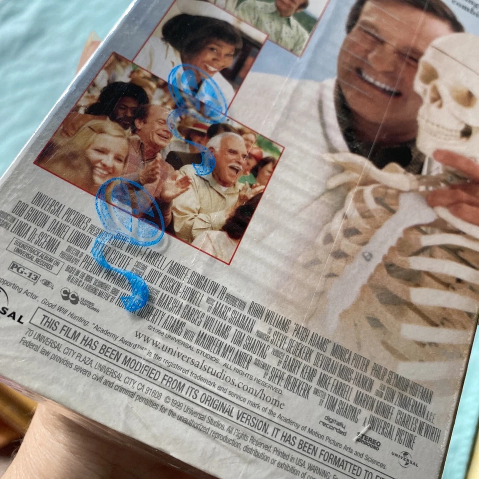 New Patch Adams 1999 VHS Movie Factory Sealed New Robin Williams - Image 4 of 4