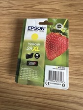 Cartuccia originale nuova Epson 29XL inchiostro fragola giallo per varie stampanti XP
