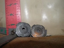 Webster Chicago Corporation Coin Patent Applied For 45 Record Adapter pair