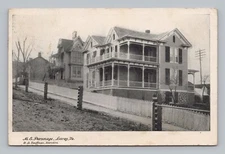Postcard M.E. Parsonage Luray Virginia c1910