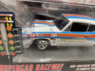 1/18 1968 HEMI PLYMOUTH BARRACUDA SUPER STOCK DON GROTHEER