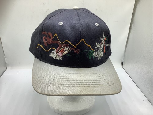 Cappello Berretto Snapback Vintage 1994 Looney Tunes Taz Devil Bugs Bunny Ricamato - Foto 2 di 14