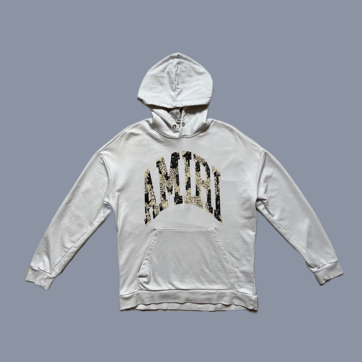 AMIRI Men's White Logo Hoodie Size L Made in USA | eBay