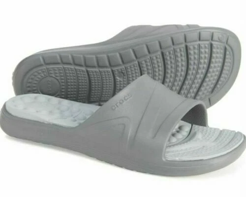 Crocs gray croslite floater best sale sandals