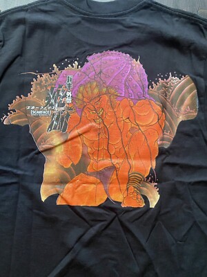 Grappler Baki Kaoru Hanayama T-shirt  M Official Licensed Winning Item 2006 JP