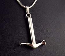 Pendant Silver Carpenter Hammer - Gift Extravagant 