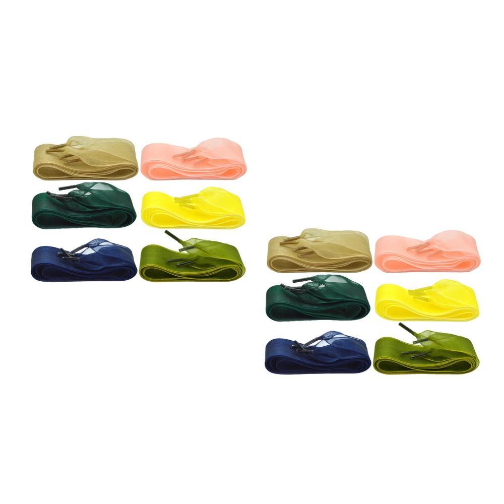 APL Confezione 2 Lacci Lacci Chiffon Per Scarpe Lacci Chiffon