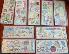 *Creative Memories Jumbo Great Lengths Stickers Lot Includes All  9 Scrapbooking