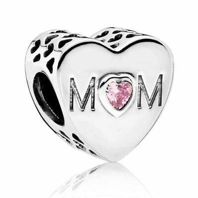 NEW Genuine Pandora Charm 791881PCZ Mother Heart Charm Mum NEW Genuine Pandora Charm 791881PCZ Mother Heart Charm Mum