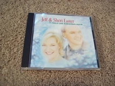 Jeff & Sheri Easter - It Feels Like Christmas Again CD *RARE* 2001 Spring Hill