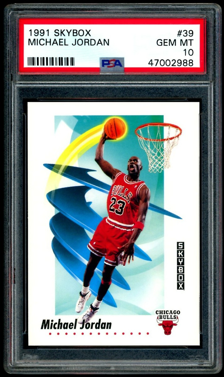 [お盆セール] 1991 Skybox マイケル ジョーダン PSA-10 Michael Jordan 1991 Skybox #39 PSA 10 Gem Mint | eBay
