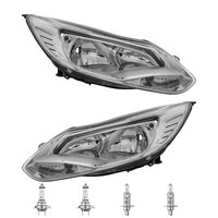 Scheinwerfer Set Links & Rechts H1/H7 FüR Ford Focus III Turnier Inkl. Lampen