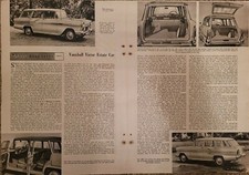 Vauxhall Victor Estate Car Original 1958 Road Test