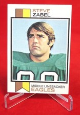 Steve Zabel TOPPS Football Card 1973 #317 NFL EX-NM